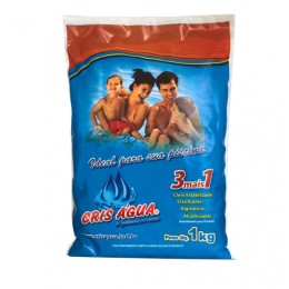 Cloro 3 mais 1 Cris Agua 1Kg
