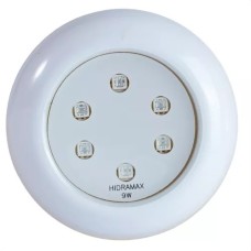 Refletor Hidramax Acabamento em ABS RGB 9w Refletor Hidramax Acabamento em ABS RGB 9w
