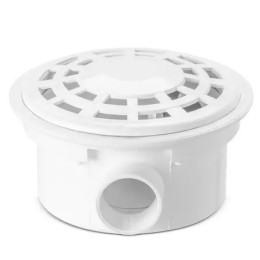 Dreno de Fundo Para Piscinas de Vinil Branco