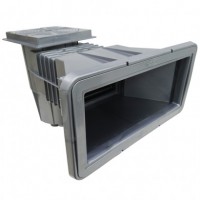 Skimmer Boca Larga Prata Sodramar Skimmer Boca Larga Prata Sodramar